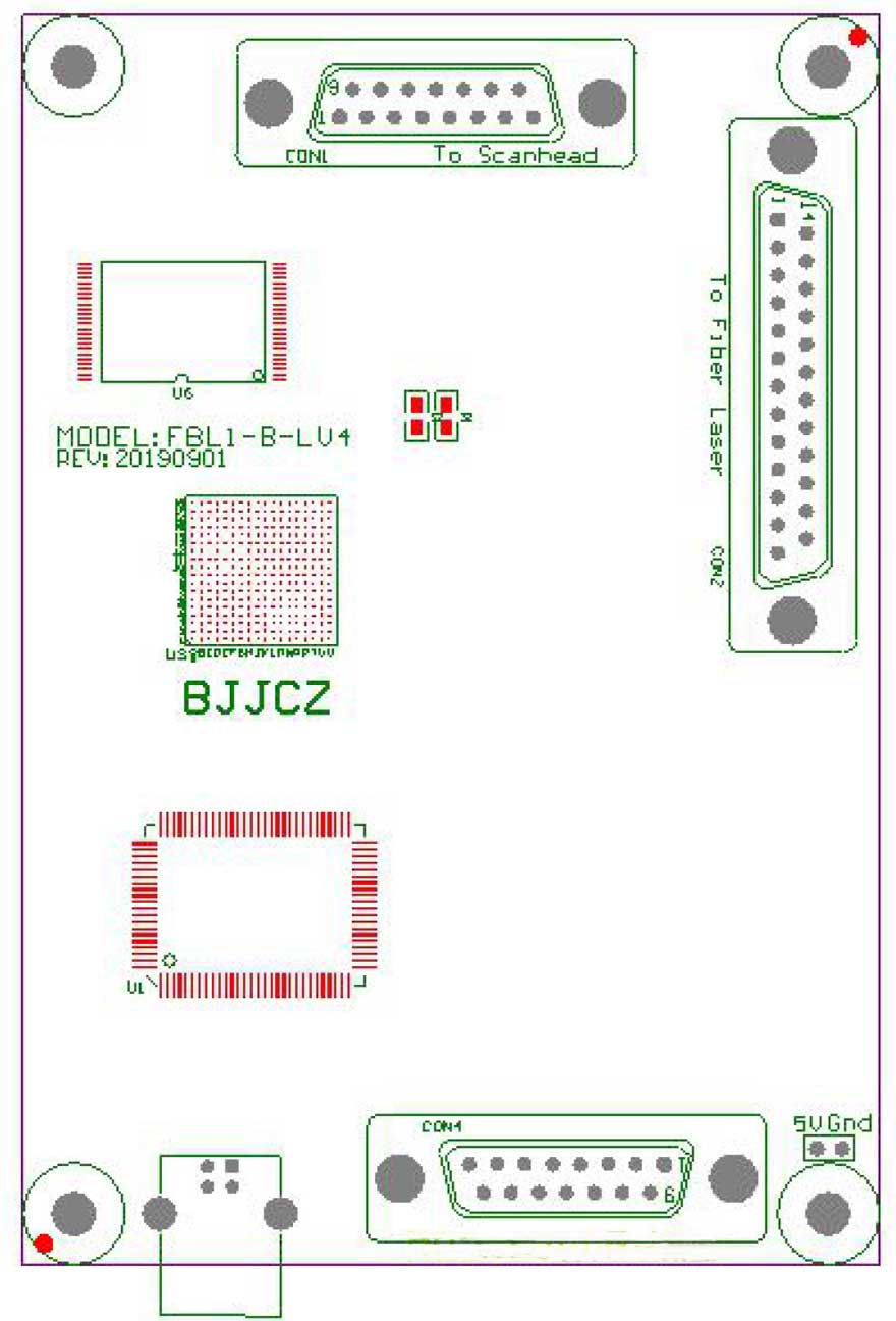 金橙子光纖激光打標(biāo)卡(無軸)FBL1-B-LV4